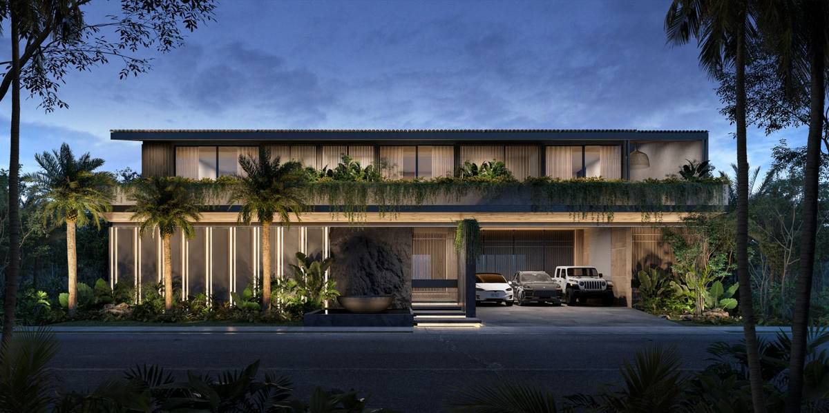 Villa street facade
