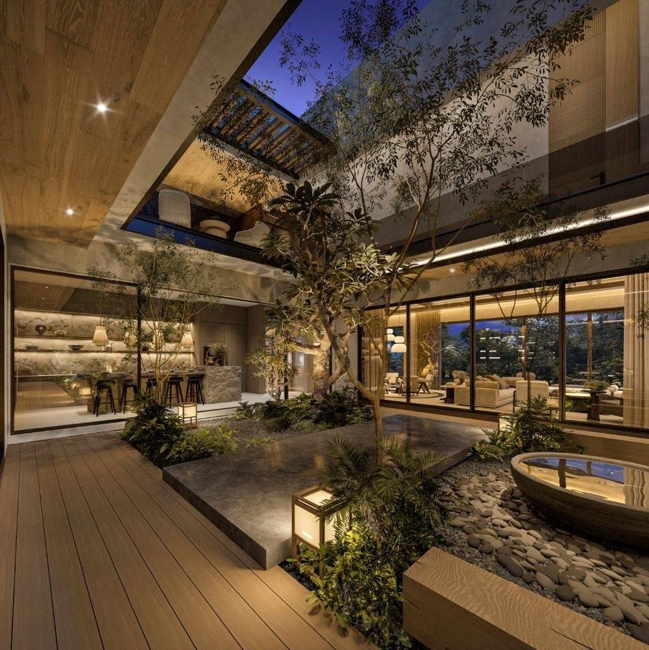 Garden patio